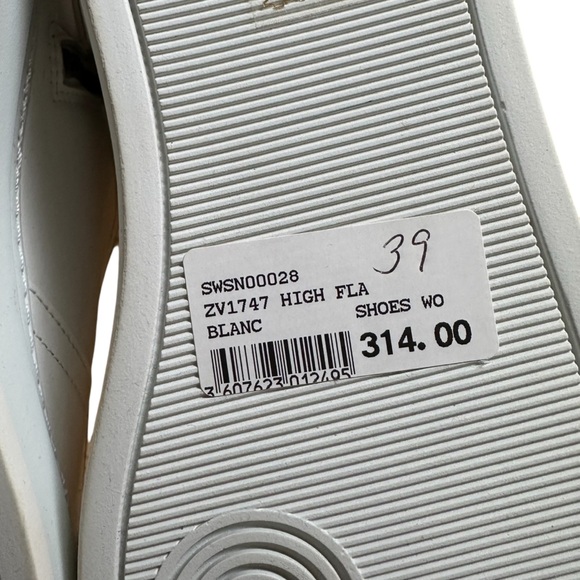 Zadig & Voltaire High Flash Heart Logo Sneaker White Size 39 (US 8) NWT w/bag - Picture 8 of 9